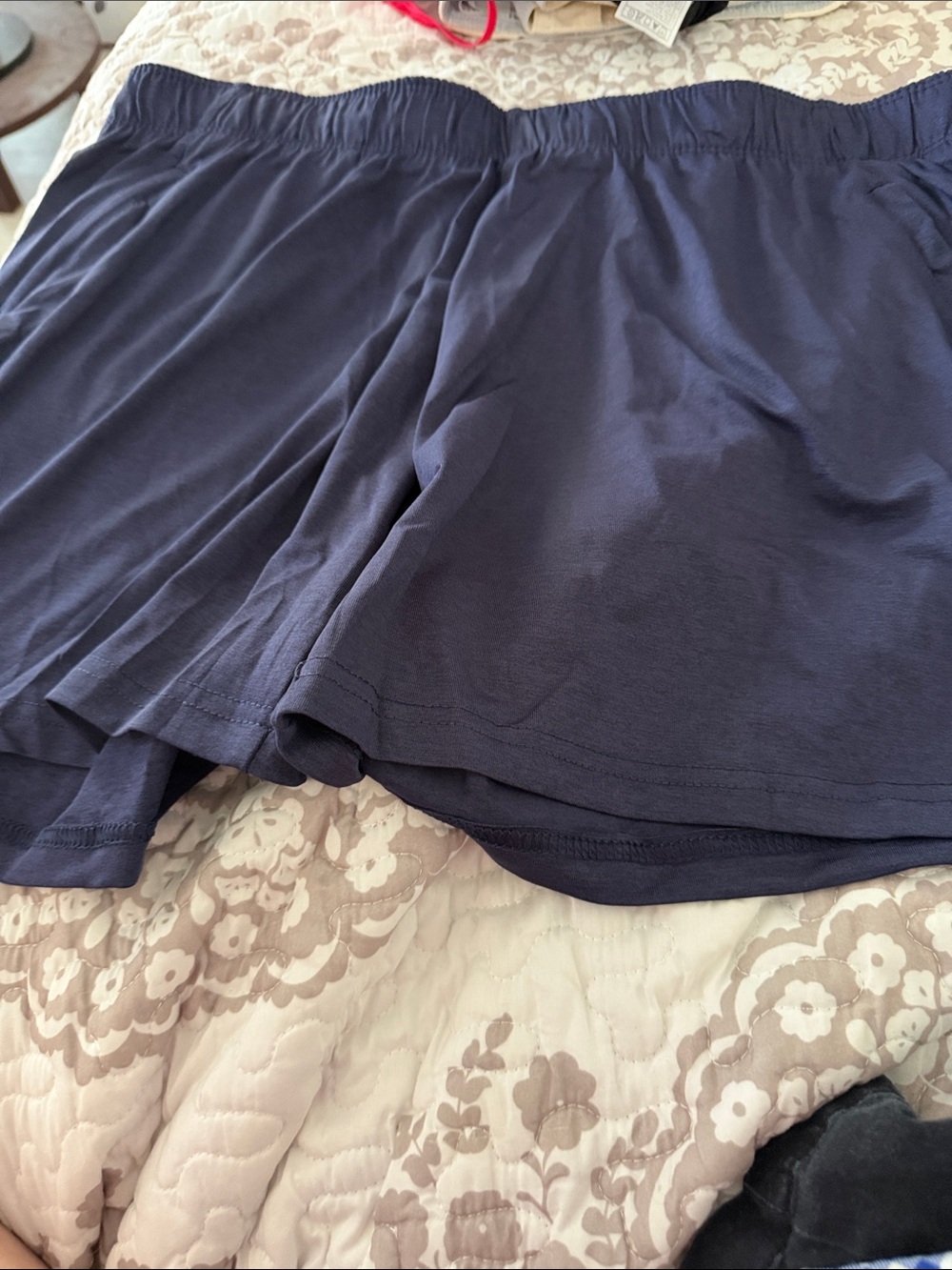 Classic Navy Women's Skort with Elastic Waistband